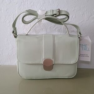 NWT Time and Tru Women's  Crossbody Purse  Mint Green